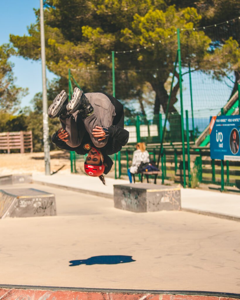 apprendre le frontflip en roller