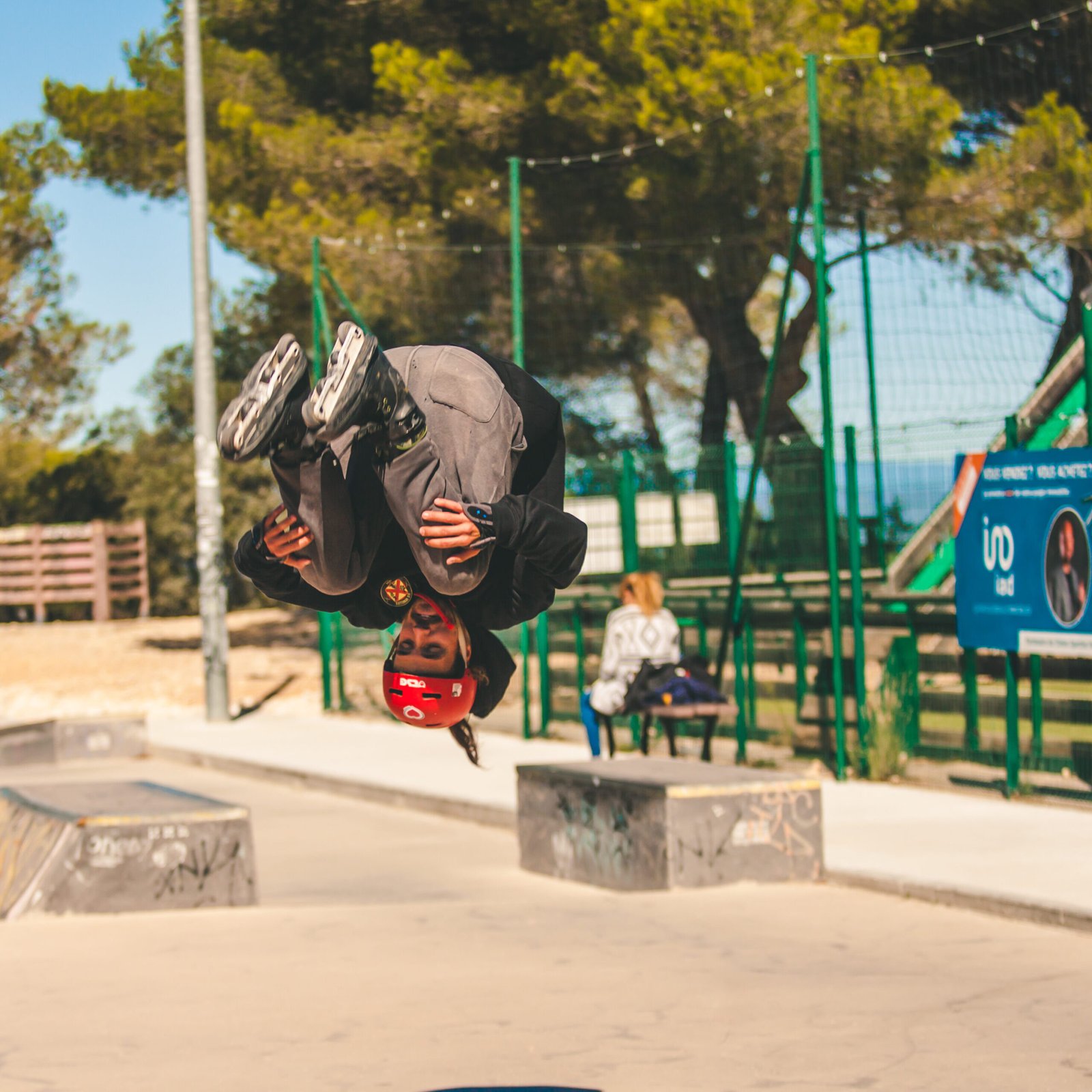articles sur le roller et les sports de glisse : apprendre le frontflip !
